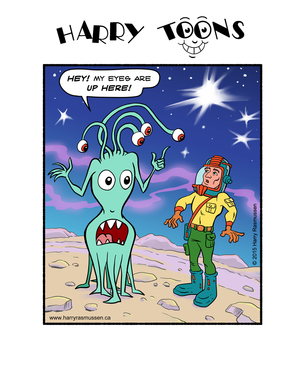 Harry Toons – My Eyes Are Up Here