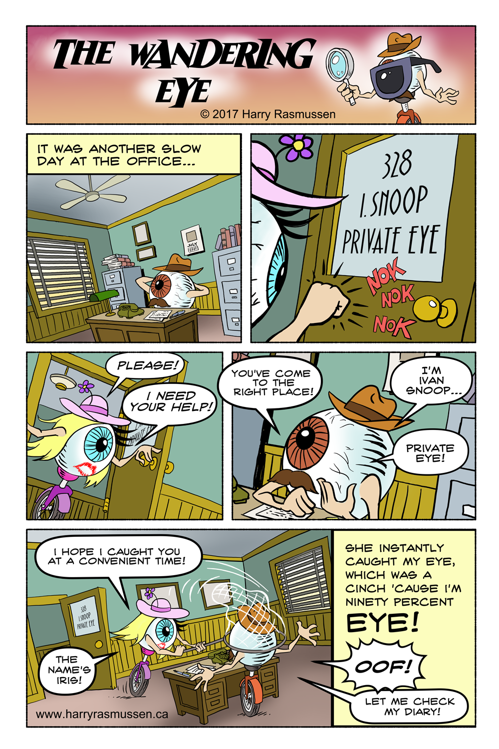 The Wandering Eye – Private Eye – PG. 1